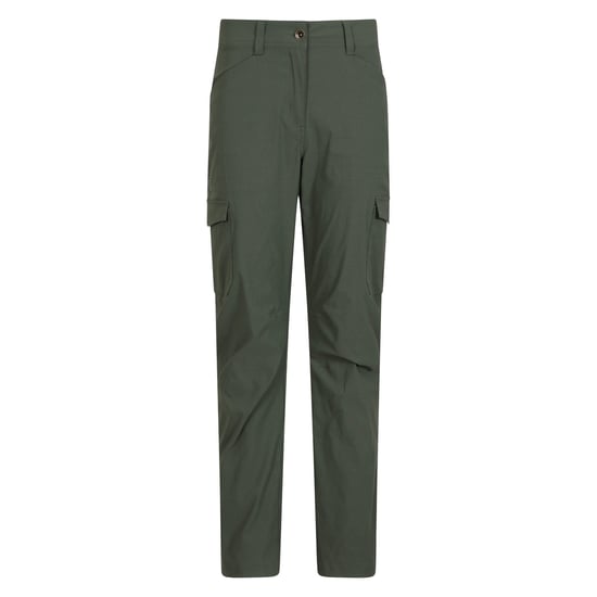 Mountain Warehouse Womens/Ladies Conniston Cargo Trousers (Khaki Green) - Image 1