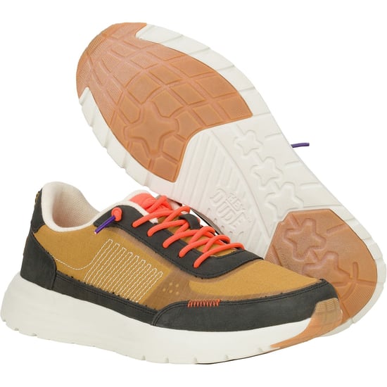 HEYDUDE Sirocco Alta Hype Nylon Men's Walnut Trainers - Image 3