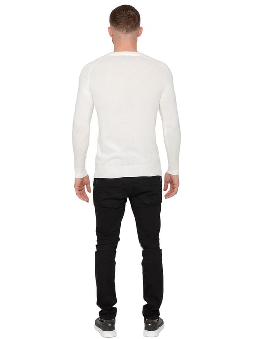 Enzo Milano | Jersey de cuello redondo para hombre - Image 5