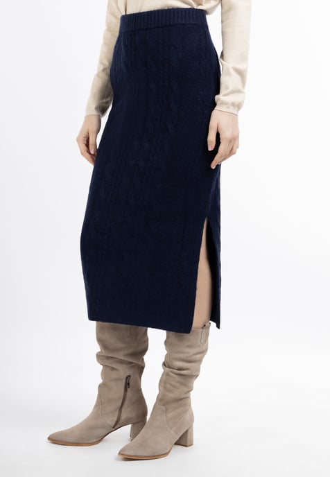 DreiMaster Vintage Knit Midi Skirt zitha - Image 3