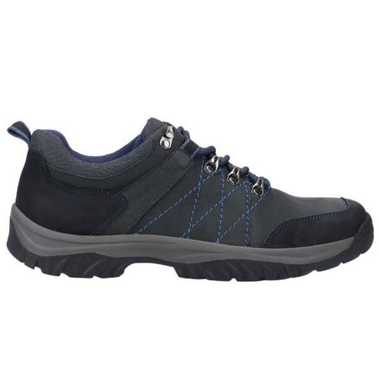 Cotswold Mens Toddington Lace Up Nubuck Leather Shoe (Navy) - Image 3