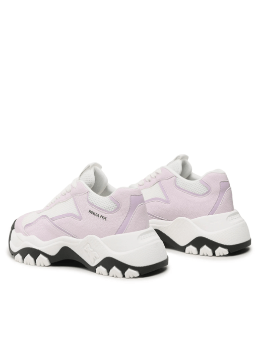 Patrizia Pepe Zapatillas de mujer Blanco, Violeta - Image 1