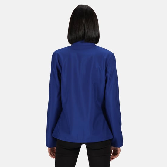 Regatta Standout Womens/Ladies Ablaze Printable Soft Shell Jacket (Royal Blue/Black)