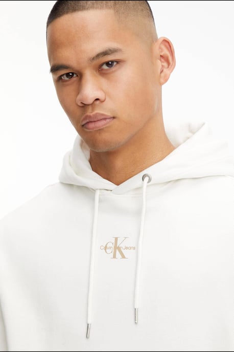 sudadera CALVIN KLEIN JEANS marfil - Image 4