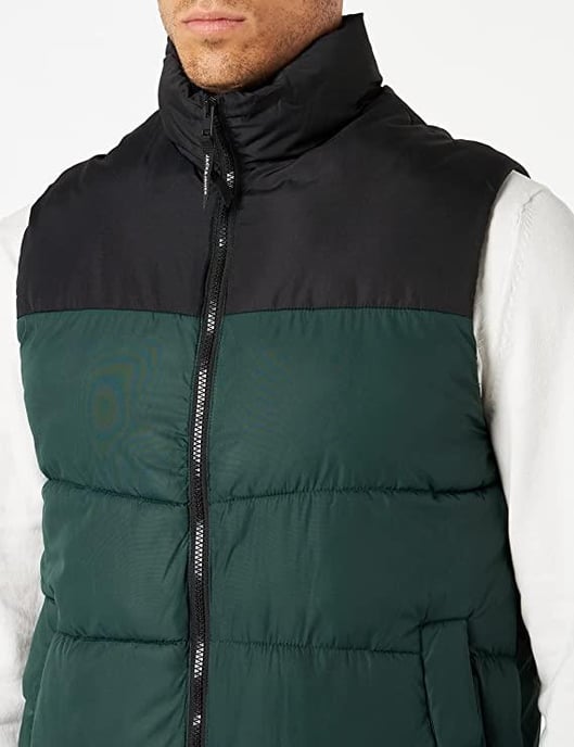 Jack & Jones Men's Zip Up Quilted Gilet - Image 2