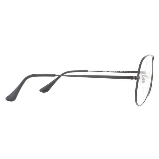 Montura de gafas Ray-Ban RX6489 2503 negra para hombres y mujeres - Image 4