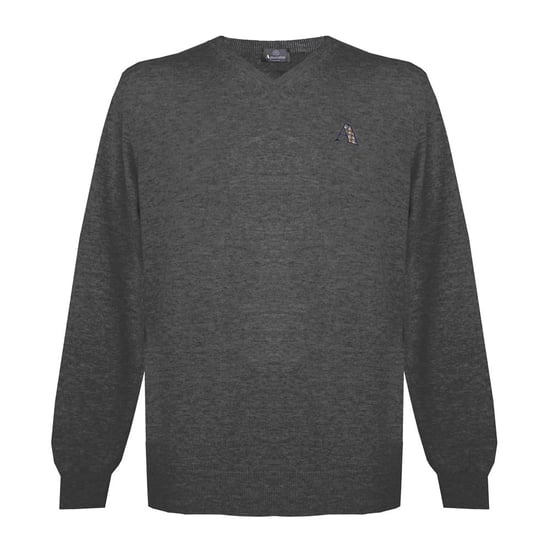Jersey Aquascutum Tartan A Logo gris oscuro - Image 1