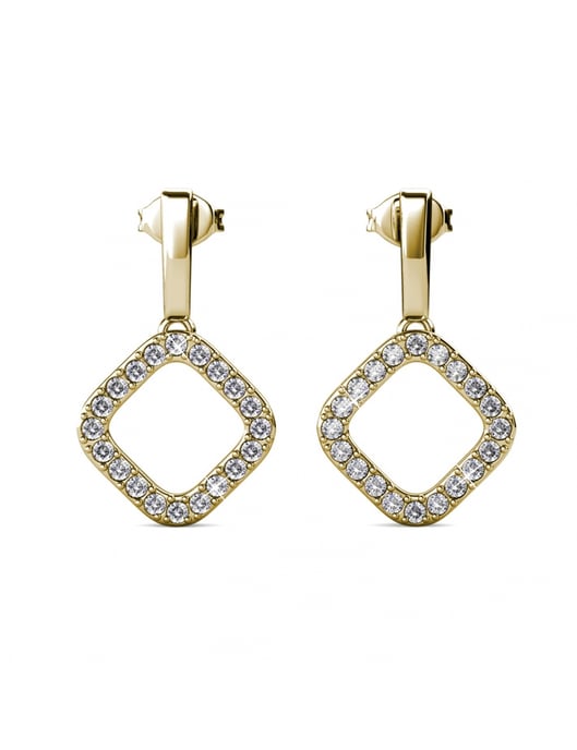 Pendientes Irina - Oro y Cristal - Image 3