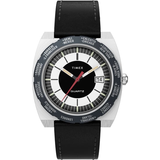 Timex World Time Reissue Men's Black Watch TW2V69500 - Image 1