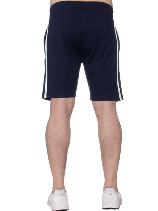 Enzo | Conjunto de camiseta y pantalón corto para hombre - Blanco/Azul marino - Image 4