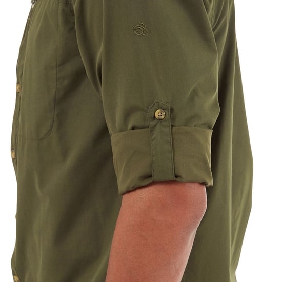 Craghoppers Mens Kiwi Boulder Shirt (Dark Khaki) - Image 2
