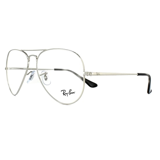 Montura de gafas Ray-Ban 6489 Aviador 2501 Plata 58mm - Image 2
