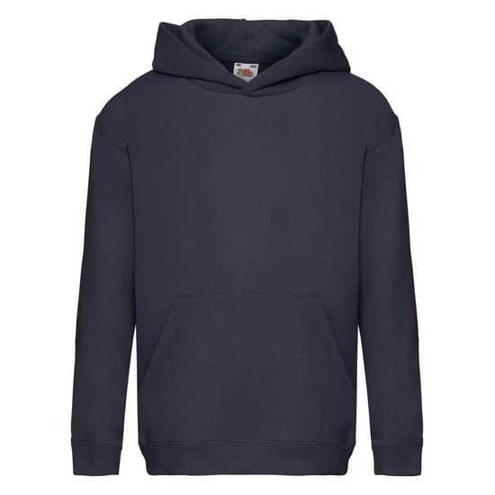 Fruit of the Loom Childrens/Kids Premium Hooded Sweatshirt (Deep Navy) - Image 1