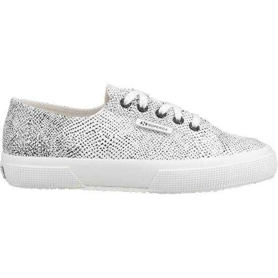 Superga 2730 Micro Faux Snake Faux Leather Women's White Avorio/Black Snake Trainers - Image 5