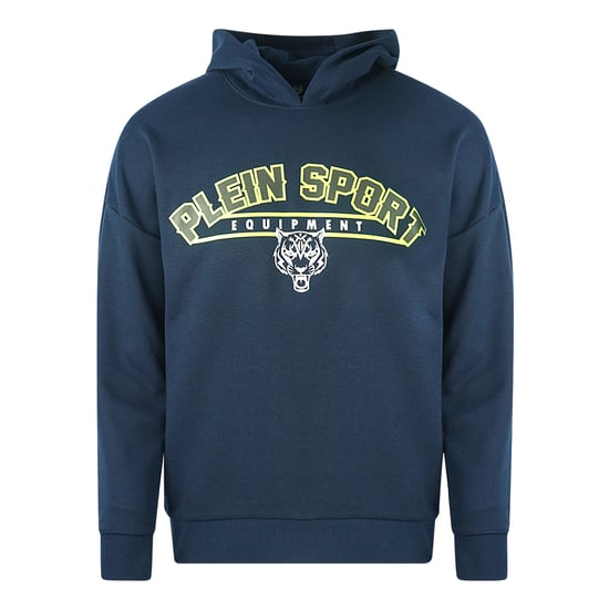 Sudadera azul marino con logo de Plein Sport Equipment - Image 1