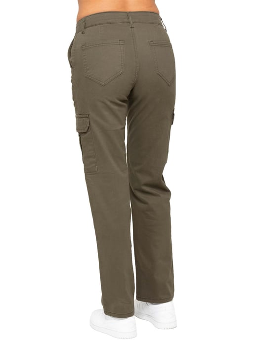 Enzo | Womens Stretch Cargo Jeans - Image 3
