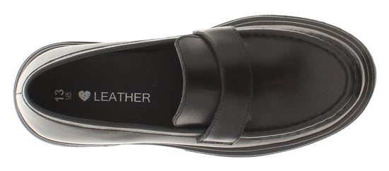 Love Leather Girls Shoes School Older Girls Penny Leather black