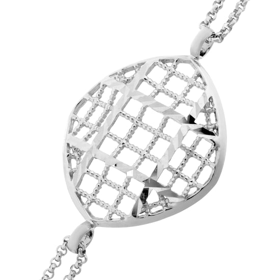 Orphelia 'Lilla' Women's 925 Sterling Silver Bracelet - Silver ZA-7190 - Image 3