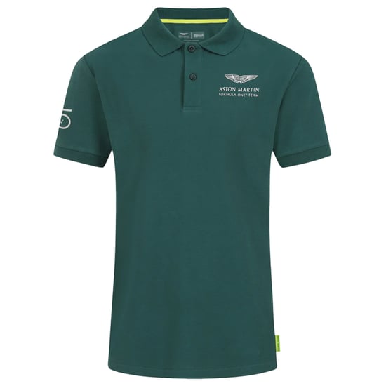 Aston Martin F1 Sebastian Vettel Driver Mens Green Polo Shirt