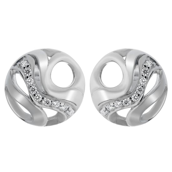 Orphelia 'Elvina' Women's 925 Sterling Silver Set: Chain-Pendant + Earrings - Silver SET-7085 - Image 3