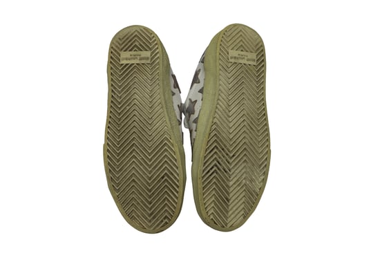 Saint Laurent Paris SL/06 Metallic Stars Low Sneakers in White Leather - Image 5