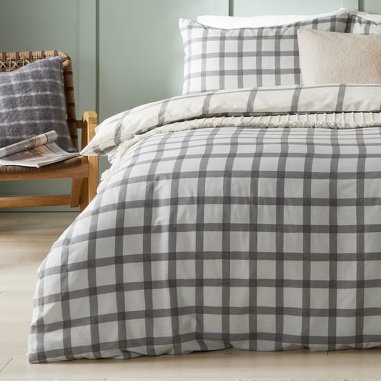 furn. Canberra Check Duvet Cover Set - Image 3