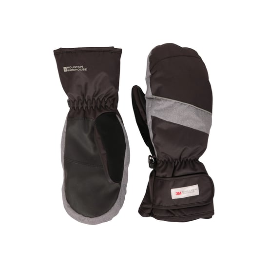 Mountain Warehouse Mens Pinnacle Extreme Waterproof Ski Mittens (Grey)