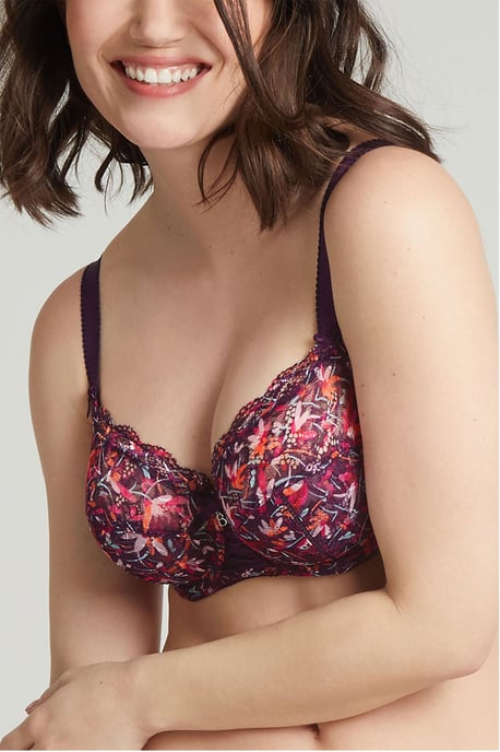 'Luccia Swing' Full Cup Underwired Non-padded Support Bra