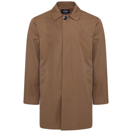 Harry Brown Men's Mud Single Breasted Trench Coat