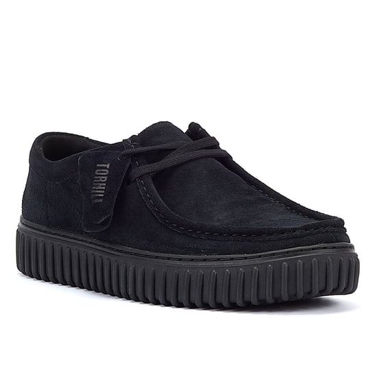 Clarks Originals Torhill Men's Black Suede Shoes - Image 2