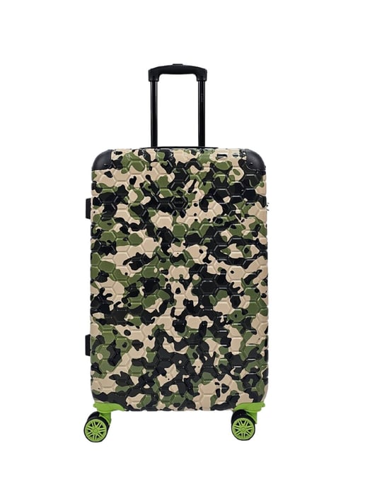 Hardshell Cabin Suitcase Robust 8 Wheel ABS Luggage Travel Bag