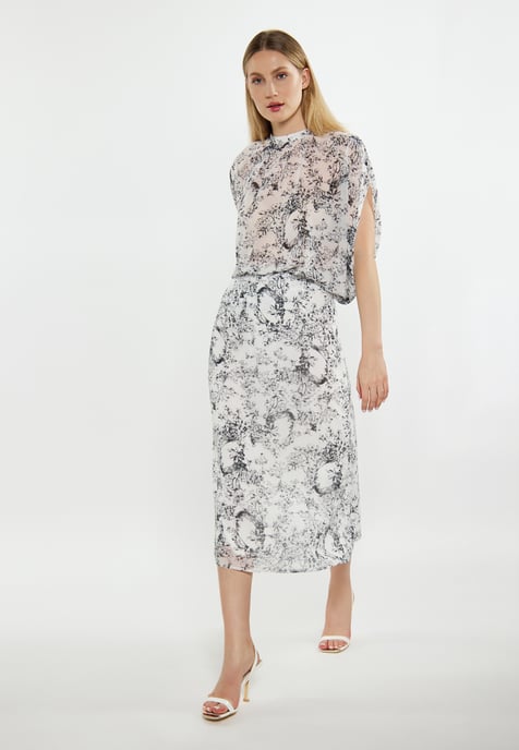 Dreimaster Skirt women black white - Image 2
