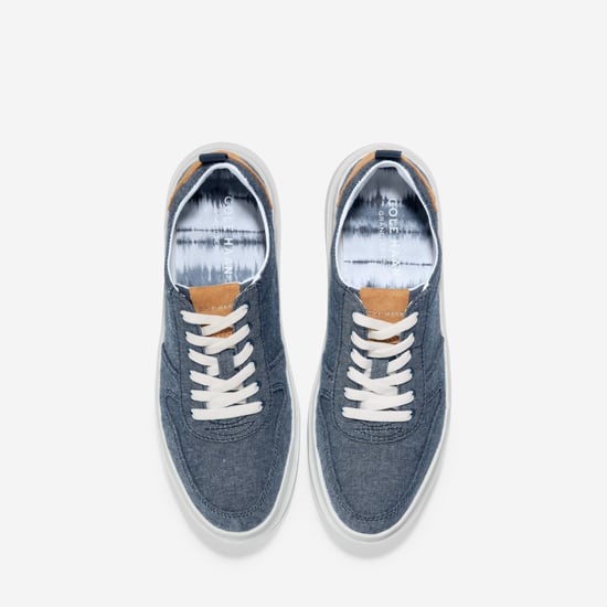 Cole Haan GrandPro Rally Canvas 100% Cotton Women's Chambray/Suede/Optic White Trainers - Image 6