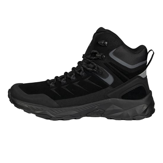 Trespass Mens Dean Suede Waterproof Walking Boots (Black) - Image 3