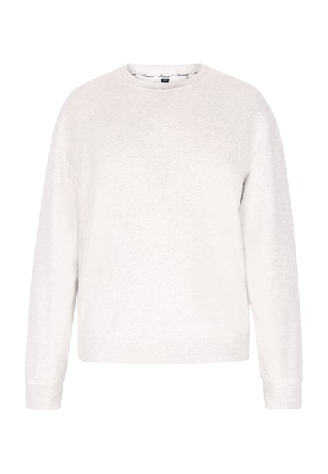 Dreimaster Sweatshirt Men wool white melange - Image 1