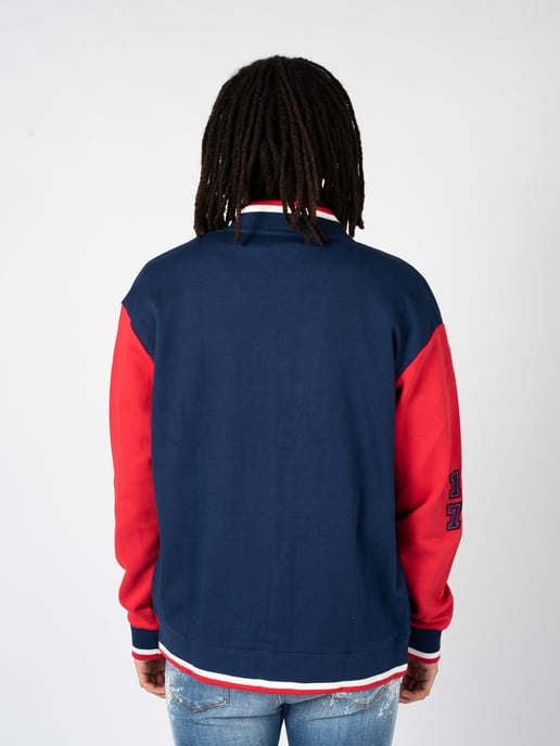 Fila Chaqueta Zurow del hombre rojo, azul oscuro - Image 4