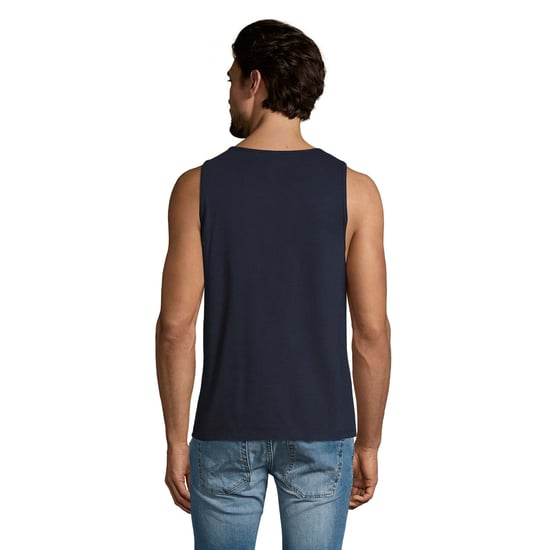 SOLS Mens Justin Tank Top (French Navy) - Image 2