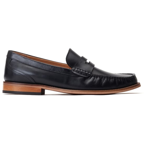 Base London Garfield Leather Men's Black Loafers - Image 5