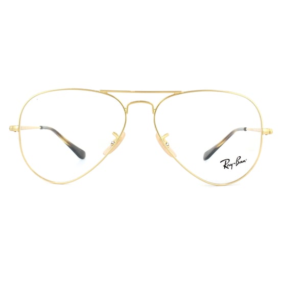Montura de gafas unisex Ray-Ban Aviator Oro para mujer - Image 1