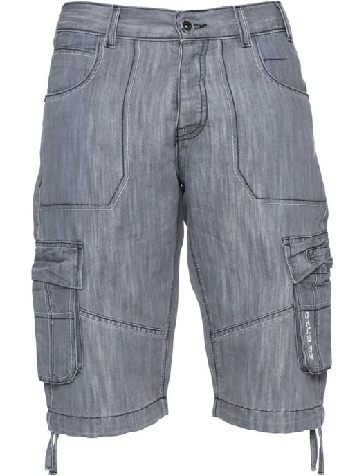 Pantalones cortos vaqueros Enzo Cargo Combat para hombre - Image 4