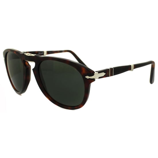 Gafas de sol Persol 0714 24/31 Havana Verde Plegables Steve McQueen 52mm - Image 2