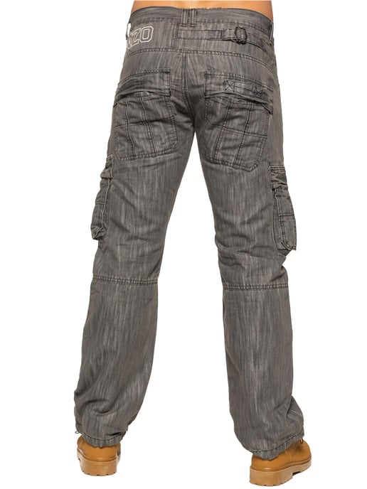 Enzo | Vaqueros de combate para hombre - Gris - Image 3