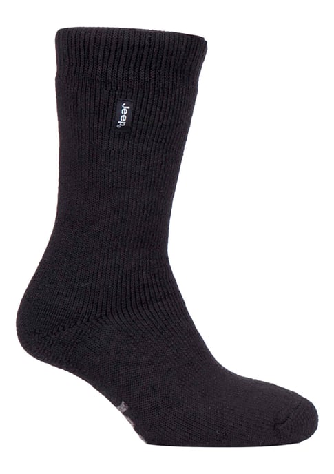 Calcetines Térmicos de Invierno para Hombre | Jeep | Calientes Calcetines Resistentes | Ideales para Senderismo - Negro - Image 1