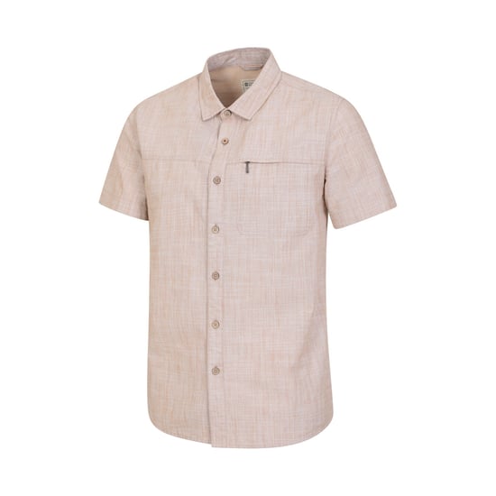 Mountain Warehouse Mens Coconut Slub Short-Sleeved Shirt (Yellow) - Image 5