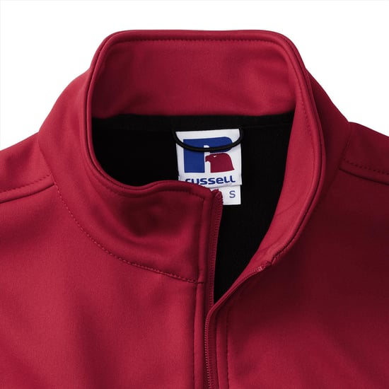 Russell Mens 3 Layer Soft Shell Gilet Jacket (Classic Red) - Image 4