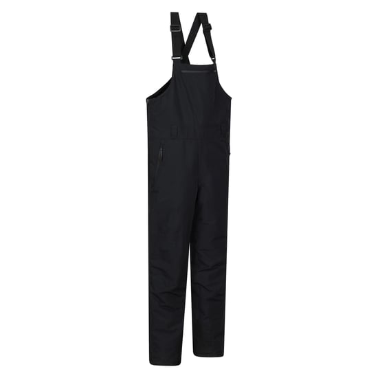Mountain Warehouse Mens Eris Waterproof Bib Front Ski Trousers (Black) - Image 3