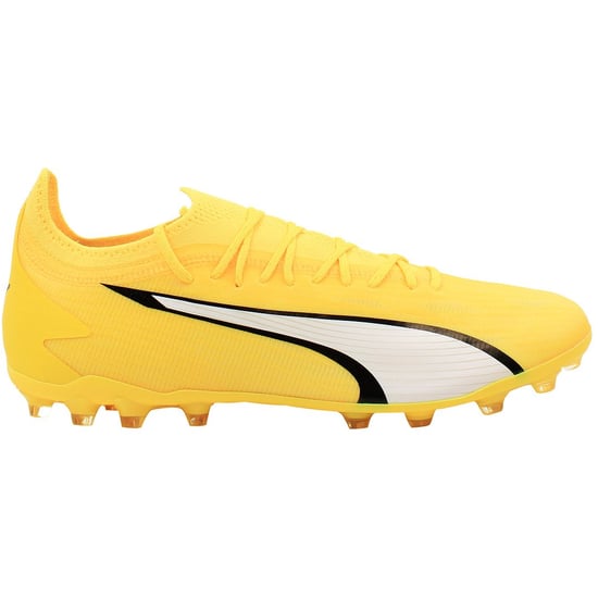 Botas de fútbol Puma Ultra Ultimate FG/AG para hombres en amarillo - Image 1