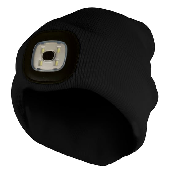 Adultos / Mens Invierno Gorro de punto con LED que brilla la antorcha de luz - Image 1