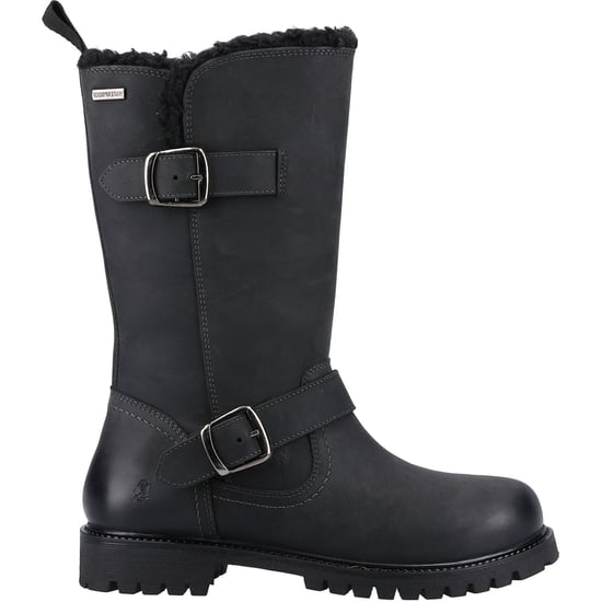 Hush Puppies Winnie Leather Women's Black Boots - Image 5