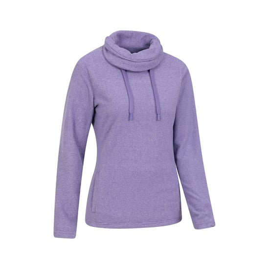 Mountain Warehouse Womens/Ladies Hebridean Cowl Neck Fleece Top (Grape) - Image 4